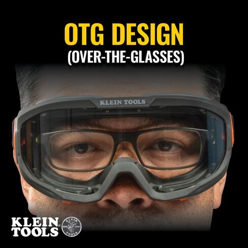 عدسات بديلة لنظارات السلامة OTG الشفافة 60481 من KLEIN TOOLS، حماية للعين من الفئة البصرية 1 PPE، مضادة للضباب، مقاومة للخدش، حماية من الأشعة فوق البنفسجية in Kuwait