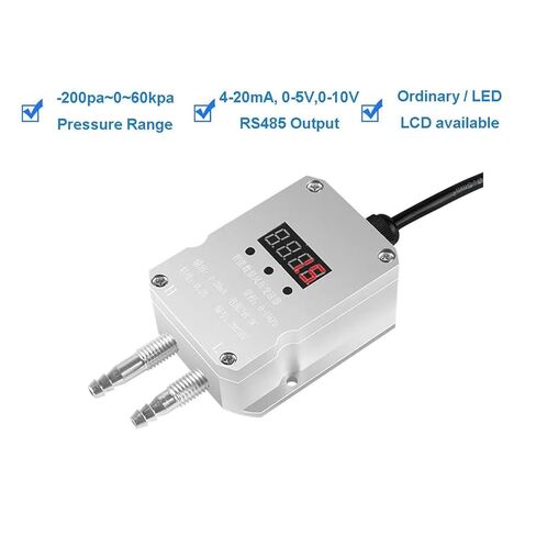 4-20mA Output LCD Display Pressure Transmitter Air Wind Pressure Sensor Negative Pressure Differential Pressure(-4-4kpa) in Saudi Arabia