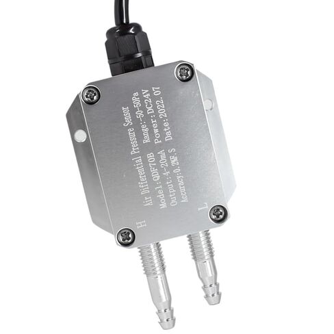 جهاز إرسال ضغط الرياح جهاز إرسال الضغط التفاضلي 0-10 فولت مستشعر الضغط التفاضلي (-5-5Kpa) in Kuwait