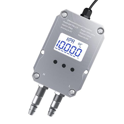 Differential Pressure Sensor Differential Pressure Transmitter LCD 4-20mA with DC24V(0-200pa) in Kuwait