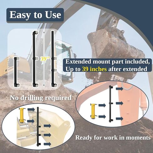 حامل مغناطيسي من TOPOWN لجهاز استقبال الليزر يناسب دعامة التثبيت المغناطيسية لجهاز استقبال LR، مغناطيس قوي ثلاثي قابل للتعديل، دعامة تثبيت لجهاز استقبال الليزر المغناطيسي للحفارة والجرافة والحفار الخلفي in Kuwait