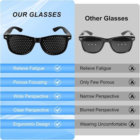 2-Pack Visual Relaxation Glasses Classic Style for Daily Screen Time & Eye Comfort, Light and Ultra Comfortable Glasses Frame for Daily Use in Kuwait