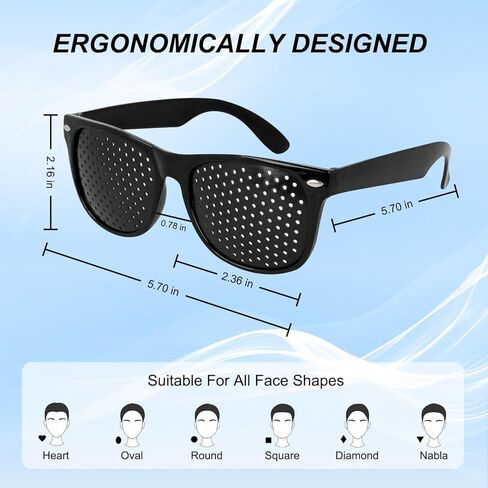 2-Pack Visual Relaxation Glasses Classic Style for Daily Screen Time & Eye Comfort, Light and Ultra Comfortable Glasses Frame for Daily Use in Kuwait