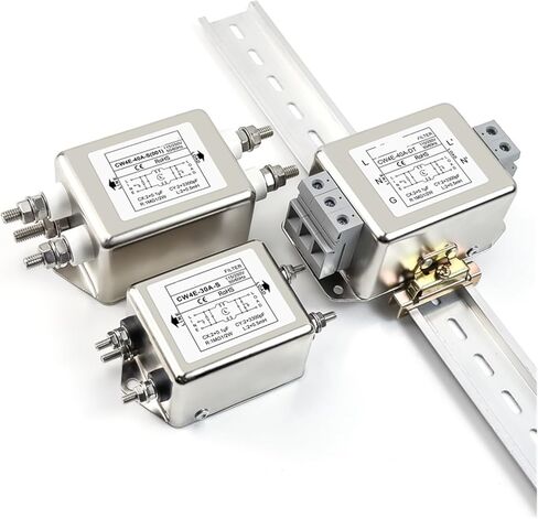 Power Filter CW4E10A20A30A40A50A60AS Single-Phase AC 220V Anti-Interference Frequency Harmonic(CW4E 40A DT Rail Type European Standard 40A) in Kuwait