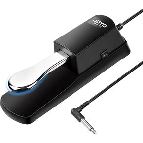 JOYO Sustain Pedal for Keyboard Piano Universal Metal Foot Controller with Polarity Switch 5ft Cable for Digital electric Piano MIDI Synthesizer (SP-10) in Kuwait