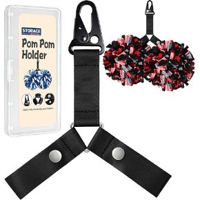 Storage Master Pom Pom Holder Hanger for Backpack, Cheerleader Cheer Bag Strap Accessories Cheerleading Essentials, Pompom Not Included in Kuwait