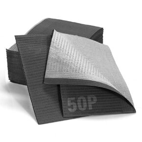 100 Pack Disposable Dental Bibs 13"x18", 3-Ply Waterproof Tattoo Bibs Sheet for Nail Salon, Dental Clinic, Feeding, Tattoo Shop Claret in Kuwait