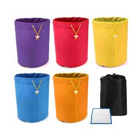 5Pcs 5-Gallon Filter Bag,Durable Oxford Cloth All-Mesh Filter Bags for 5 Gallon Bucket with Filter-Screen and Storage Pouch,220 to 25-Micron,for Hydroponics,Gardening,Juice in Kuwait
