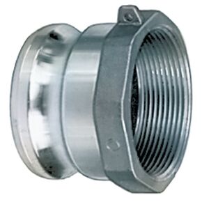 Kuriyama AL-A100 Aluminum Part A 1" Male Adapter x Female NPT, 250 PSI in Kuwait
