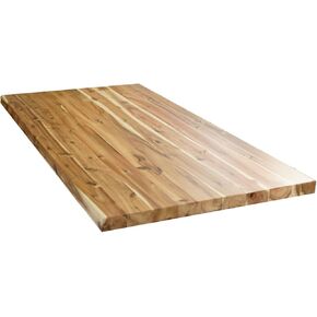 BingLTD - 42" L x 30" Rectangular Acacia Butcher Block Standard Countertop with Edge Grain (CT4230-AC-CC) in Kuwait