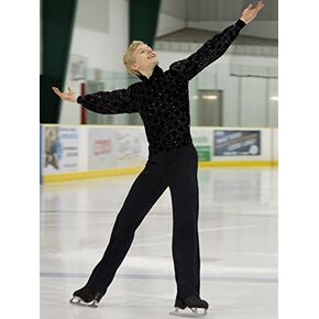 قميص جيري للتزلج على الجليد 836 (شبابي كبير، أسود) in Kuwait