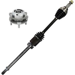 Detroit Axle - 4WD Front CV Axle Shafts for Chevy GMC Silverado Sierra Yukon XL Avalanche 1500 K1500 K2500 Pickup Suburban Tahoe Blazer Escalade ESV EXT 6 Lugs CV Axle Shafts Assembly Pair Replacement in Saudi Arabia