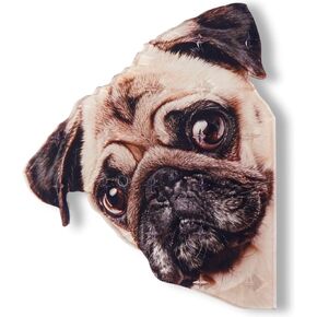 devembr Snowboard Stomp Pad for Pug Lovers, Funny Stomp Pads Snowboarding with 3D Bumps Design, PVC Material in Kuwait