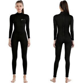 Wetsuit for Women Full Body 2MM Neoprene Wetsuits Diving Suit in Cold Water,Long Sleeves BackZip Wetsuits One Piece Thermal Swimsuit for Surfing Snorkeling Kayaking Swimming Canoeing in Saudi Arabia