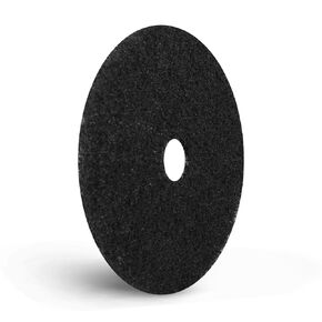 Virginia Abrasives 17" Black Floor Maintenance Pads – Heavy-Duty Non-Woven Pads for Cleaning, Polishing & Stripping, 5-Pack in Kuwait