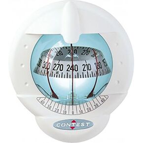 Nautos 51006 - بوصلة المسابقة 101 - حامل مائل من 10 إلى 25 درجة - بوصلة بيضاء مع بطاقة بيضاء - PLASTIMO 64424 in Kuwait