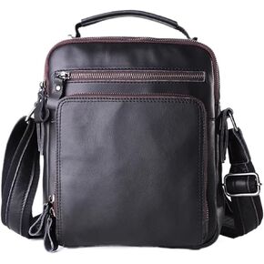 Messenger Bags Men Leather Crossbody Bag Male Genuine Shoulder for Men's Travel Handbag in Kuwait