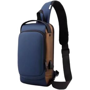 Messenger Bags Bag for Men Waterproof USB Man Crossbody Anti-Theft Short Travel Sling in Kuwait