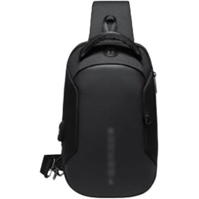 Messenger Bags Multifunction Crossbody Chest Bag Men USB Charging Port Messengers Water Repellent Shoulder Male in Kuwait