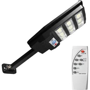 Solar Outdoor Light 1 Pack, 81 LED 6500K Dusk to Dawn Solar Powered Street Light IP65 Waterproof Motion Sensor Security Flood Light with Remote Control Smart Light for Patio Barn Yard Garage (1 Pack) in Saudi Arabia