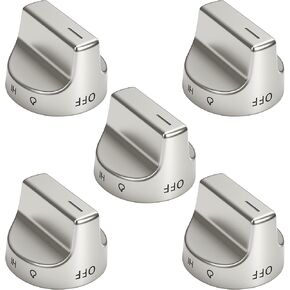 5 قطع W10850015 مقابض موقد الغاز المتوافقة مع نطاقات الغاز الدوامة استبدال W10850015 W11032553 PD00061875 4845290 AP6333411 PS12578779 EAP12578779 in Kuwait