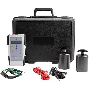 مقياس الضغط الرقمي Staticide® 880، يتضمن عدادًا، ومسبارين بوزن 5 رطل، وكابل منفصل محمي من الموز إلى الموز مقاس 80 بوصة وكابل أرضي محمي، وبطارية 9 فولت، وحقيبة حمل in Kuwait