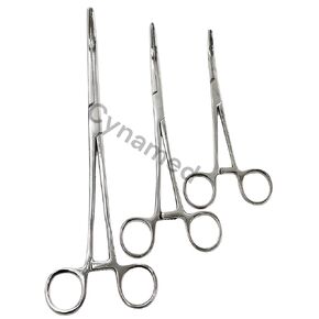 Cynamed Set of 3 Piece -Ultimate Hemostat Set Pean Hemostat Forceps Curved 6",8",10" in Kuwait