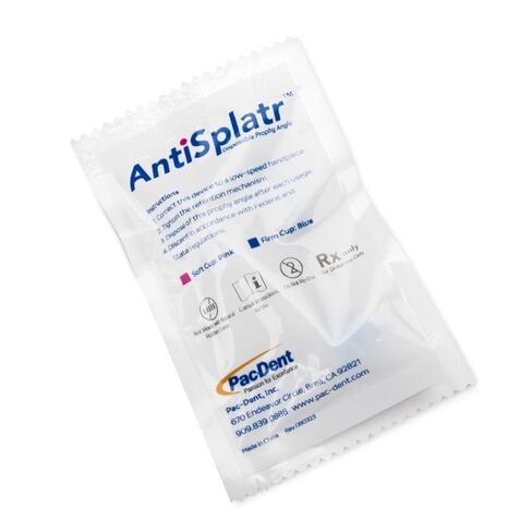 Pac-Dent LSFAS-500 AntiSplatr زاوية Prophy للاستعمال مرة واحدة وردي ناعم 500/عبوة in Kuwait