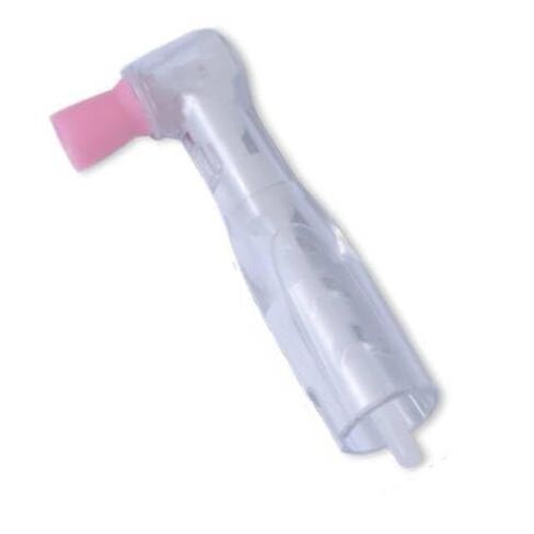 Premium Plus ONE-C3399-090SP Prophy Angles هيكل شفاف مع كوب مضلع ناعم ومكفف وردي 100/Pk in Kuwait