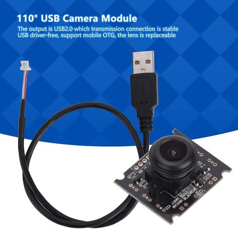 10pcs USB Camera Module, 3MP Super Mini with 110-Degree Lens, Compatible with Windows/OSX/Linux/Android in Saudi Arabia