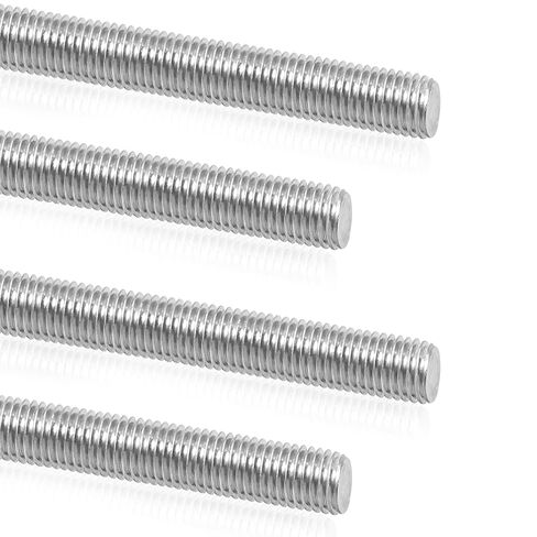 M4 X 250mm Threaded Rods, 304 Stainless Steel Fully Threaded rods & Studs, Right Hand Threads(4PCS). in Saudi Arabia