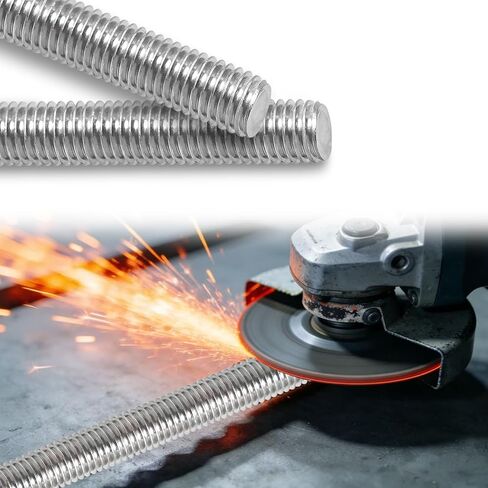M4 X 250mm Threaded Rods, 304 Stainless Steel Fully Threaded rods & Studs, Right Hand Threads(4PCS). in Saudi Arabia