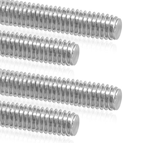 M4 X 250mm Threaded Rods, 304 Stainless Steel Fully Threaded rods & Studs, Right Hand Threads(4PCS). in Saudi Arabia