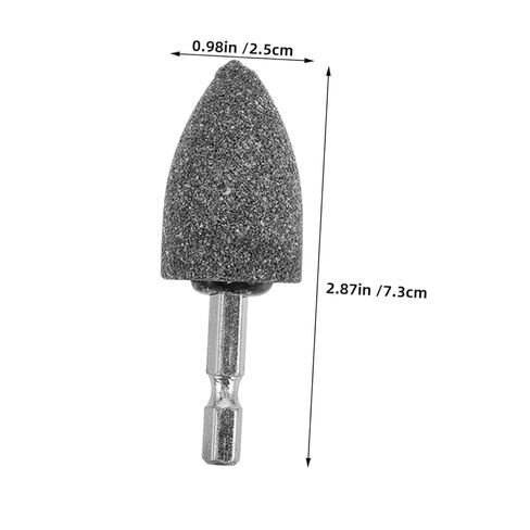 UPKOCH 10pcs 25mm Cone Shaped Rotary Grinding Stones with Hex Shank for Drill Abrasive Mounted Points for Polishing, Sharpening, and Repair in Home and Industrial Use in Saudi Arabia