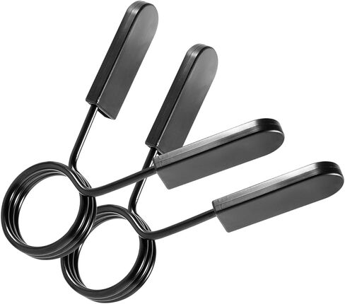 أطواق بمشبك زنبركي للحديد الأولمبي مقاس 5 سم، ملحق رفع الأثقال بمشبك طوق الأثقال مع مقبض سهل الإمساك (يُباع في زوج) in Kuwait