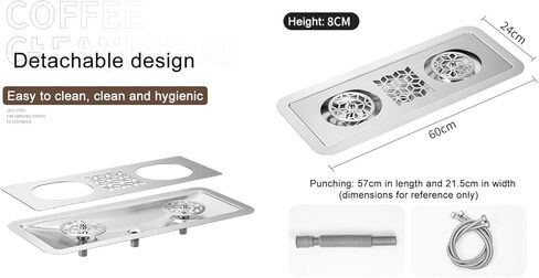 Double Headed Glass Cup Rinser Stainless Steel Glass Washer for Kitchen Sink Bottle Washer Cup Cleaner Sink Attachment Accessories for Home Bar Faucet in Saudi Arabia