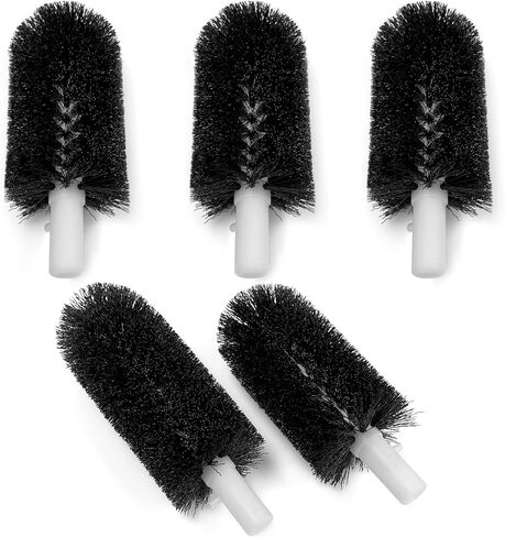 BRS-1722 Glass Washer Brush Replacement Part, Compatible with Bar Maid Glass Washers, Including Four 6 inch Brushes and one 7.5 inch Brush, Replaces SS-100, SS-101, A-200, and A-205 in Kuwait