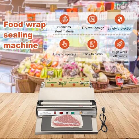 17.7 Inch / 450 mm Hand Wrapping Machine, Width Film Wrapper, Wrapping Machine for Food Packaging in Kuwait