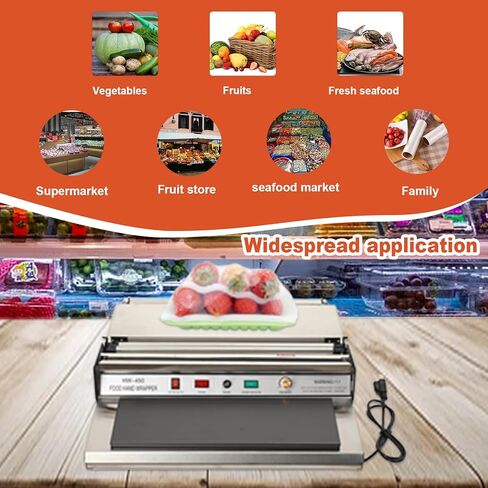 17.7 Inch / 450 mm Hand Wrapping Machine, Width Film Wrapper, Wrapping Machine for Food Packaging in Kuwait