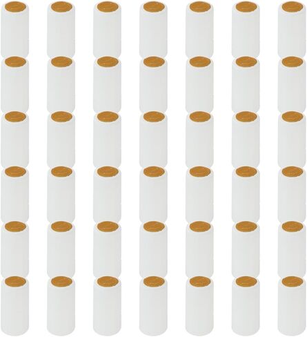 Hemoton Wine Bottle Heat Shrink Capsules White 100 Pcs Professional Heat Shrink Caps for Wine Bottles 2.36X2.36X1.18In Ideal for Winery Restaurant Home Use in Saudi Arabia