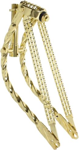 20" Bent Square Twisted Fork Gold in Saudi Arabia