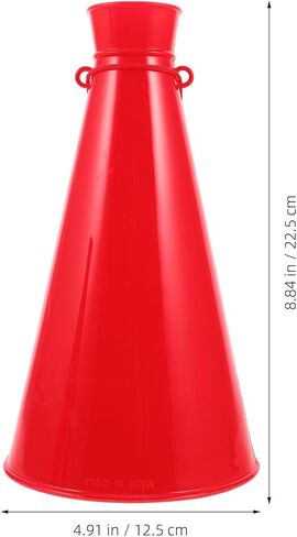 2pcs Cheer Megaphones, Plastic Megaphone Noise Maker Horns for Sports Cheers, Party Favor Props for Soccer Matches Sports Games Outdoor Activities Cheerleading in Saudi Arabia