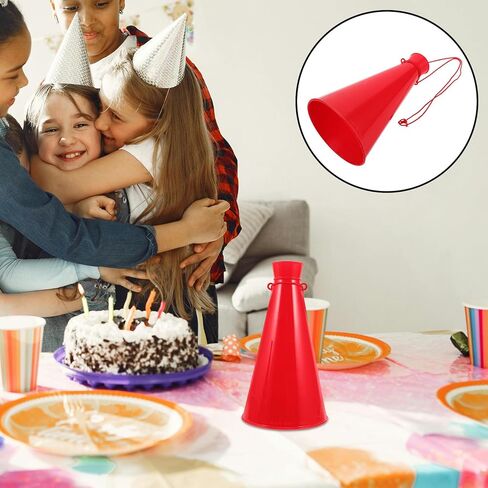 2pcs Cheer Megaphones, Plastic Megaphone Noise Maker Horns for Sports Cheers, Party Favor Props for Soccer Matches Sports Games Outdoor Activities Cheerleading in Saudi Arabia