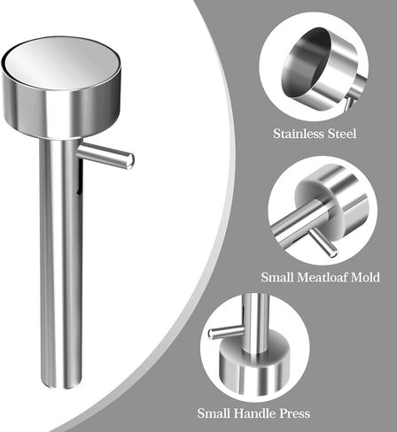 Falafel Scoop Maker, Stainless Steel Falafel Press Mold, Easy to Use and Clean, Non-Stick Meatball Press, Scoops, Middle Eastern Kitchen Tool (4cm) in Kuwait