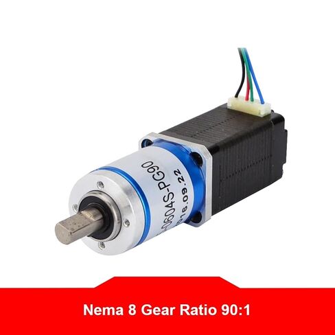 90:1 Planetary Gearbox Stepper Motor 0.6A 4-Wires Low Speed High Torque 8HS15-0604S-PG90 in Saudi Arabia