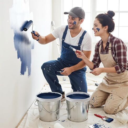 SHENLIU 60 Pieces Paint Strainer Bags 1 Gallon, White Fine Mesh Disposable Paint Filter Bag with Elastic Drawstring Top Opening for Gardening in Kuwait