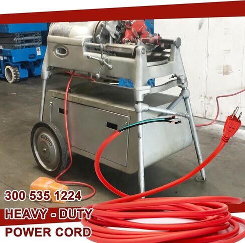 46740 14ft 14 قياس 3 الشق SJOW سلك الطاقة | شديدة التحمل لآلة خيوط الأنابيب RIDGID 300 535 1224 in Kuwait