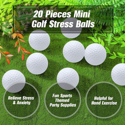 Libima Mini Golf Stress Ball Bulk Foam Practice Balls Stress Relief Sports Ball Training for Golf Birthday Party Favors Carnival Classroom Reward Indoor Outdoor in Saudi Arabia