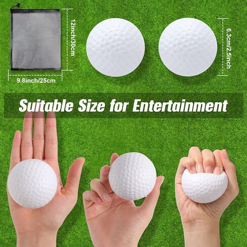 Libima Mini Golf Stress Ball Bulk Foam Practice Balls Stress Relief Sports Ball Training for Golf Birthday Party Favors Carnival Classroom Reward Indoor Outdoor in Saudi Arabia