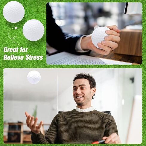 Libima Mini Golf Stress Ball Bulk Foam Practice Balls Stress Relief Sports Ball Training for Golf Birthday Party Favors Carnival Classroom Reward Indoor Outdoor in Saudi Arabia